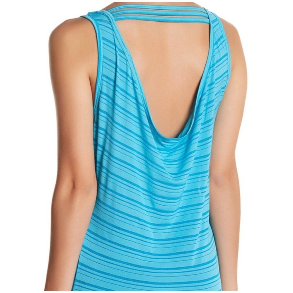 Bally Total Fitness Blue Active Tank S